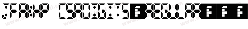 JFRKXP CSADigits-Regular字体转换